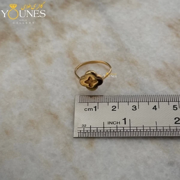 انگشتر طلا ونکلیف توپر